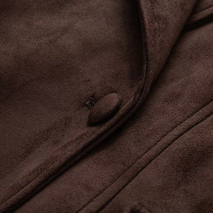 Cappotto corto donna con cintura e collo a revers ampio 4