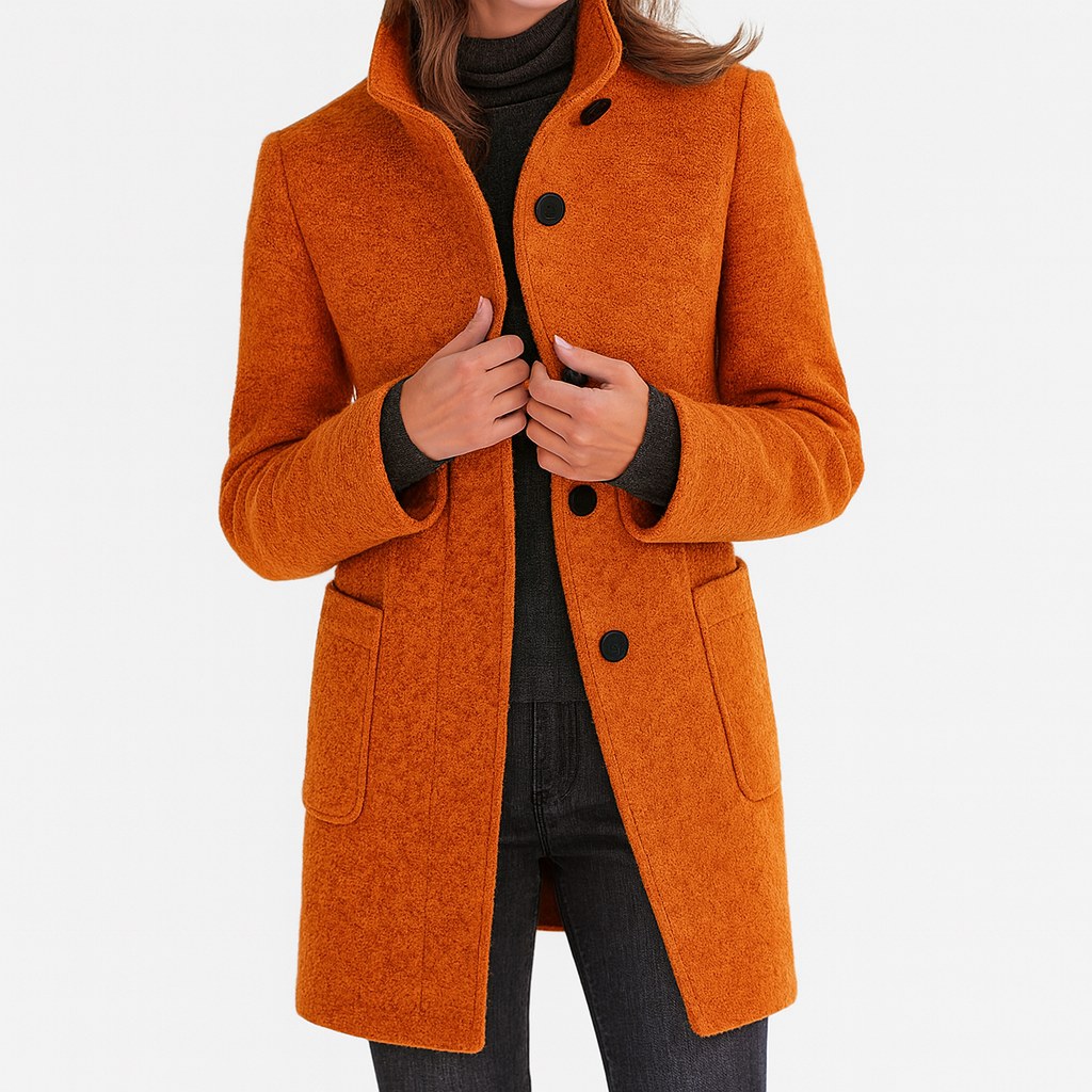 Cappotto invernale donna classico dal taglio strutturato 8