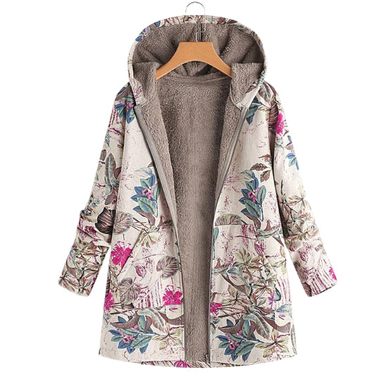Cappotto invernale donna morbido con tasche profonde