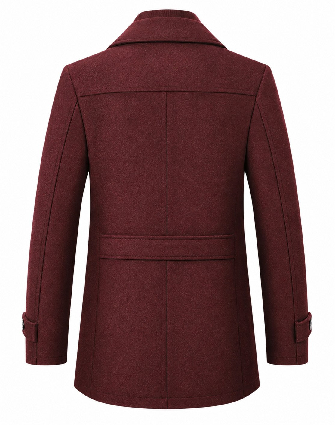 Cappotto invernale uomo elegante con collo strutturato 5