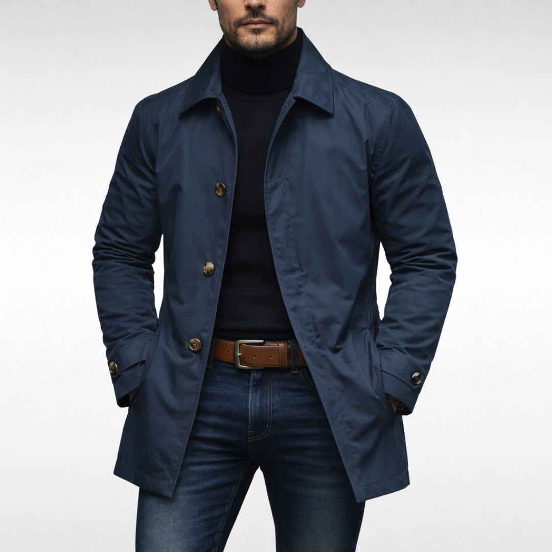 Cappotto invernale uomo imbottito antivento e trapuntato 2