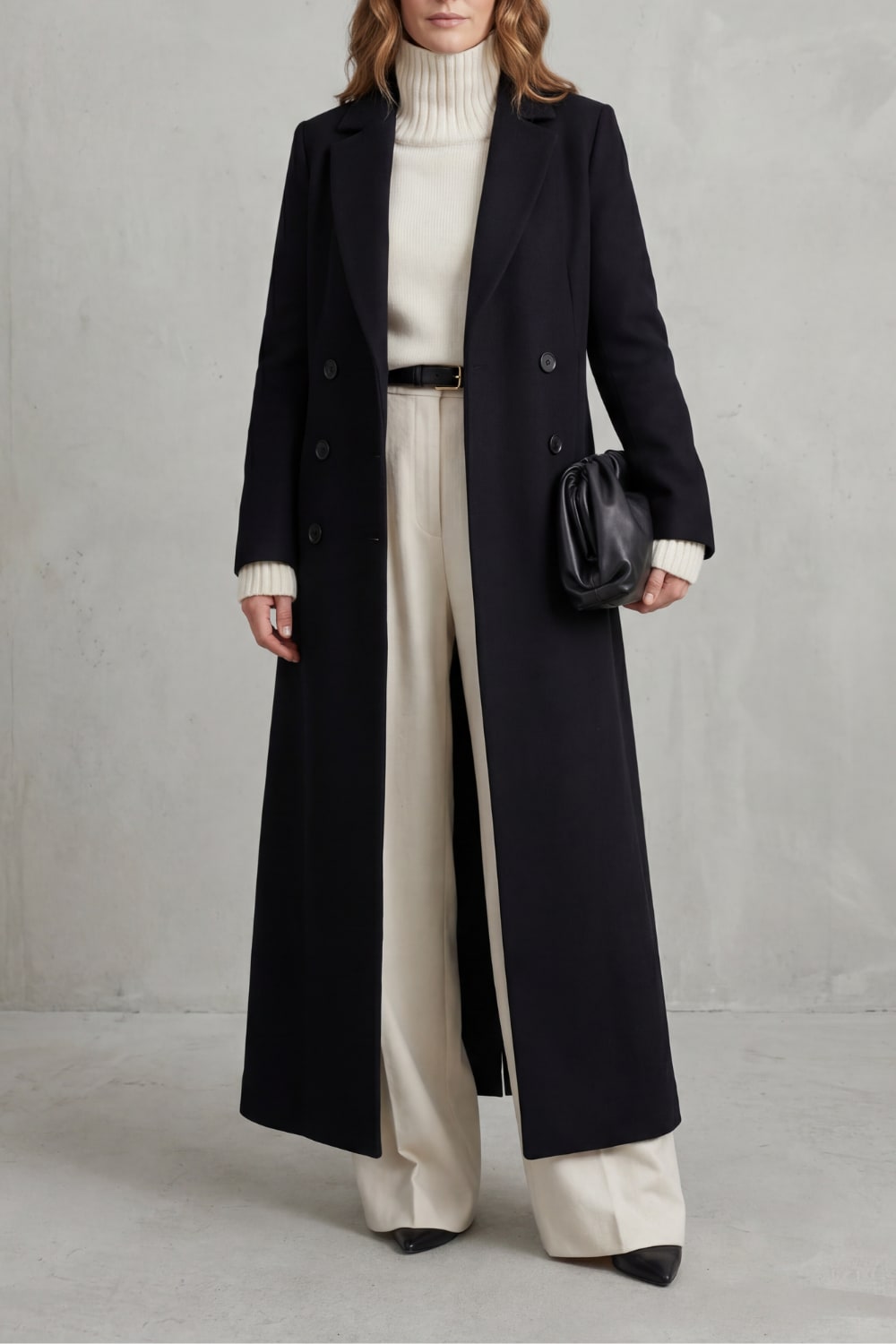 Cappotto lungo sartoriale donna 1