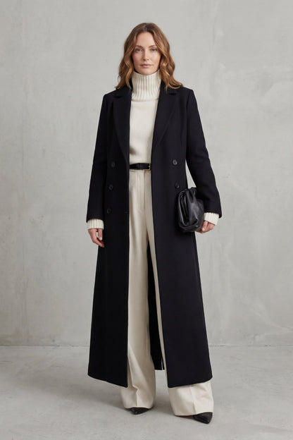 Cappotto lungo sartoriale donna 2