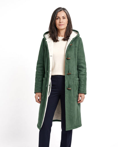 Cappotto montgomery donna con cappuccio e fodera calda 1