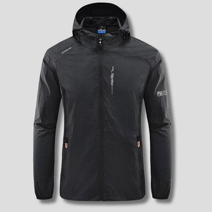 Giacca autunnale ultraleggera con cappuccio da uomo 3