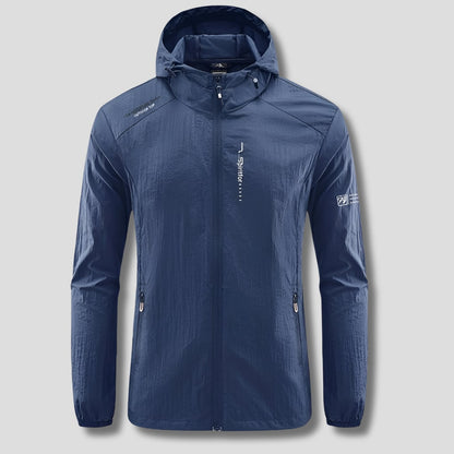 Giacca autunnale ultraleggera con cappuccio da uomo 5