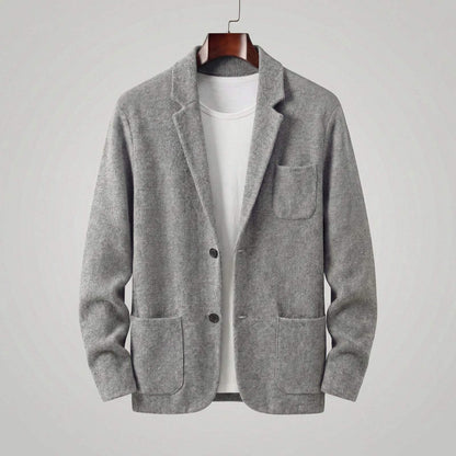 Giacca blazer uomo monopetto con revers e taglio sartoriale 4