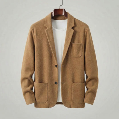 Giacca blazer uomo monopetto con revers e taglio sartoriale 9
