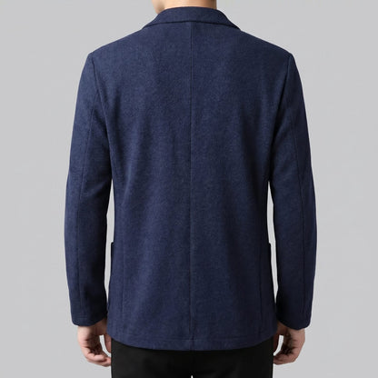 Giacca blazer uomo monopetto con revers e taglio sartoriale 7
