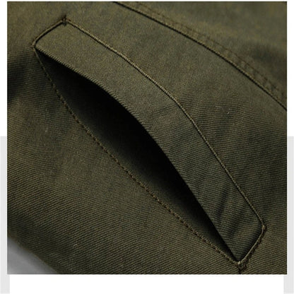 Giacca casual uomo in misto cotone con collo alto e tasche 4