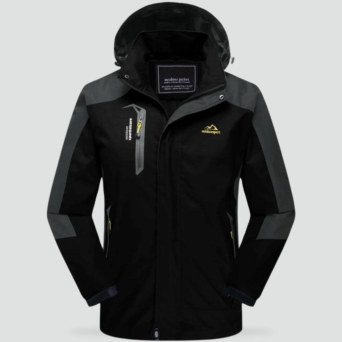 Giacca impermeabile donna antivento con cappuccio outdoor 2