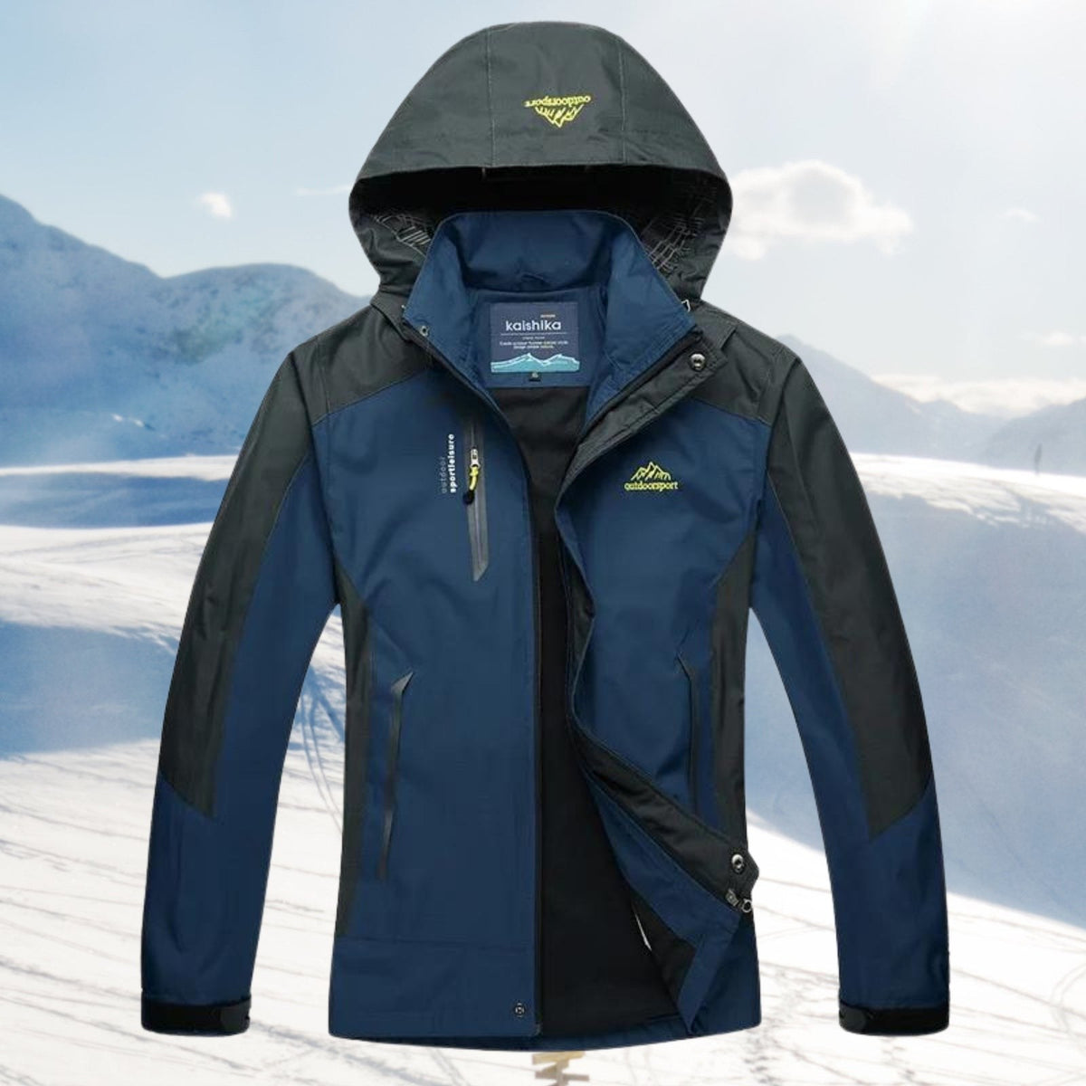 Giacca impermeabile donna antivento con cappuccio outdoor 5