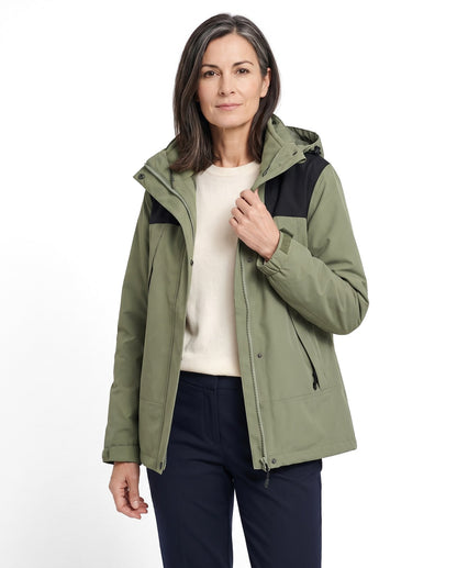 Giacca impermeabile donna 3 in 1 con pile staccabile 1