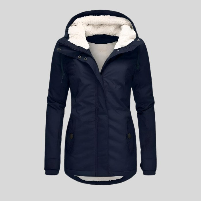 Giacca invernale donna idrorepellente con cappuccio 3