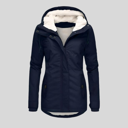 Giacca invernale donna idrorepellente con cappuccio 3