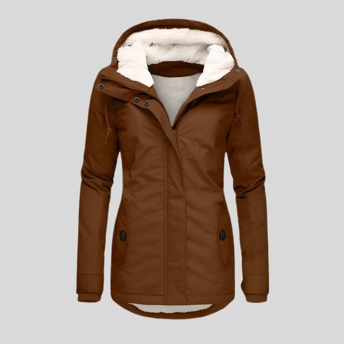 Giacca invernale donna idrorepellente con cappuccio 4