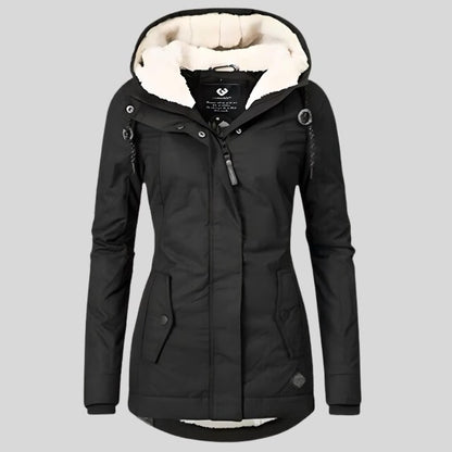 Giacca invernale donna idrorepellente con cappuccio 2