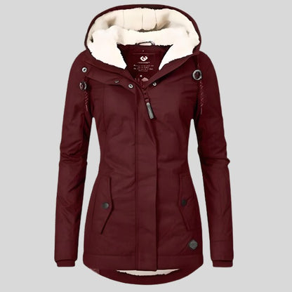 Giacca invernale donna idrorepellente con cappuccio 6