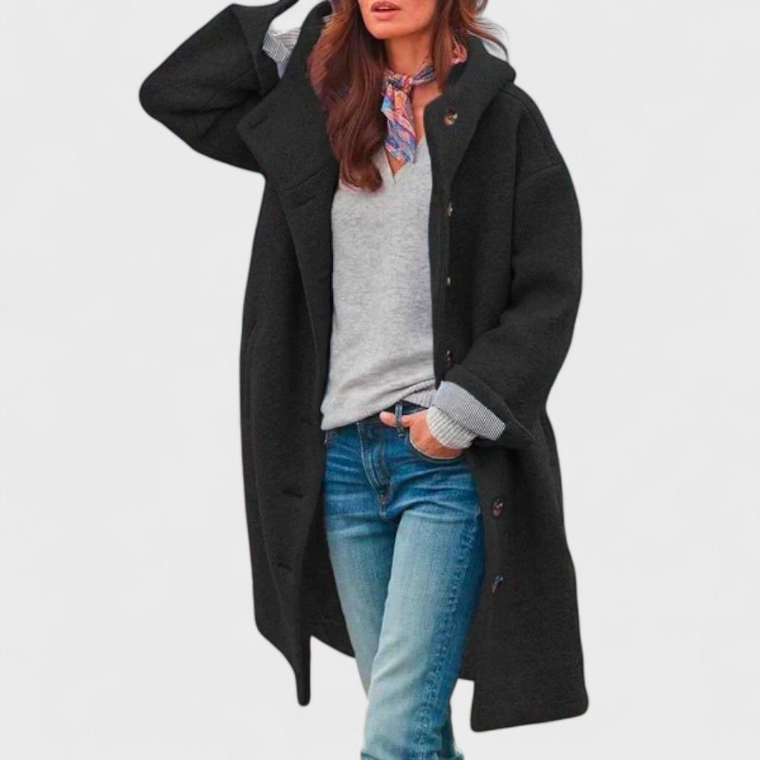 Giacca invernale lunga donna calda dalla linea urbana 2