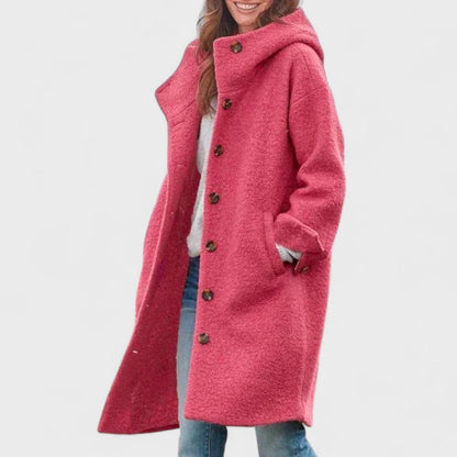 Giacca invernale lunga donna calda dalla linea urbana 5
