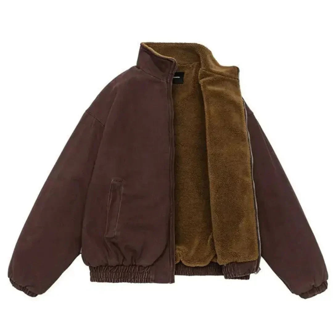 Giacca invernale uomo con zip intera e vestibilità comoda 2