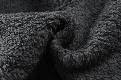 Giacca lunga con cappuccio uomo stile cardigan tinta unita 6