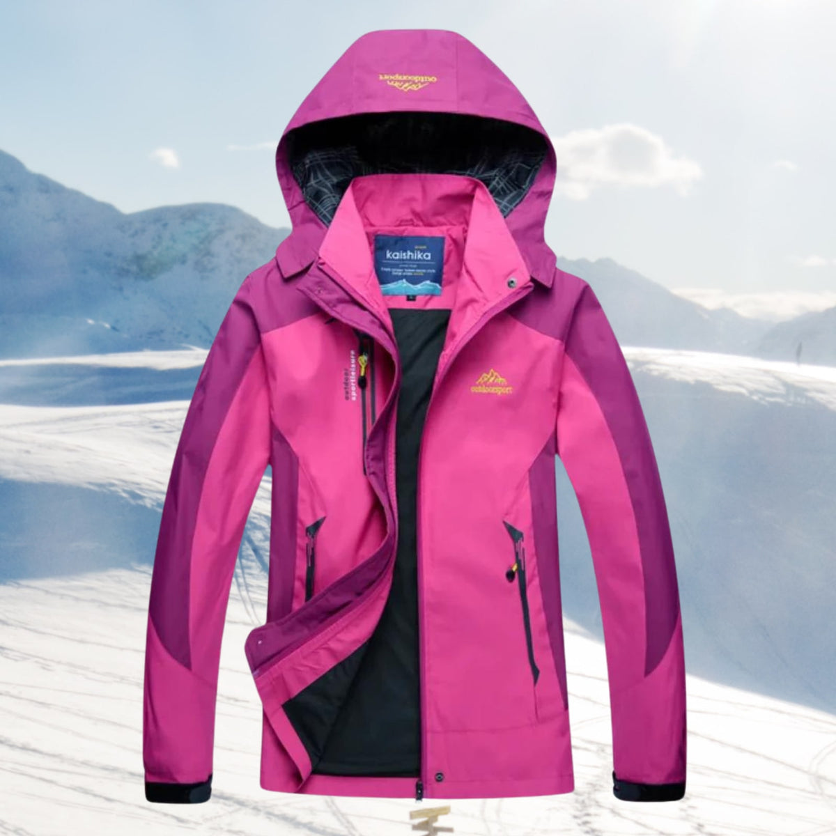 Giacca outdoor antivento e impermeabile da donna 5