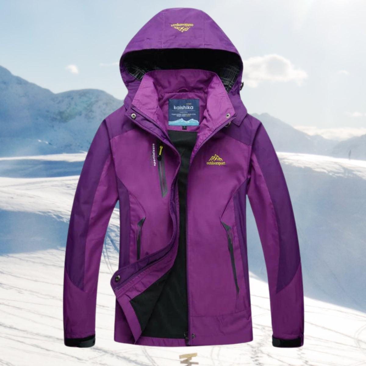Giacca outdoor antivento e impermeabile da donna 6