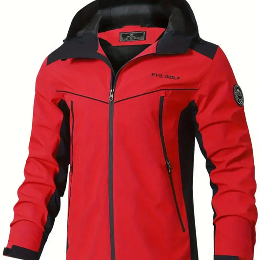Giacca Outdoor Idrorepellente da Uomo con Dettagli Riflettenti 1