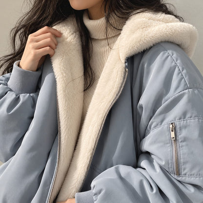 Giacca reversibile con cappuccio donna 3