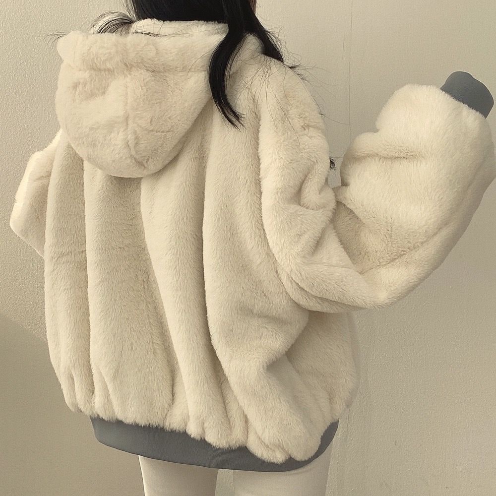 Giacca reversibile con cappuccio donna 10
