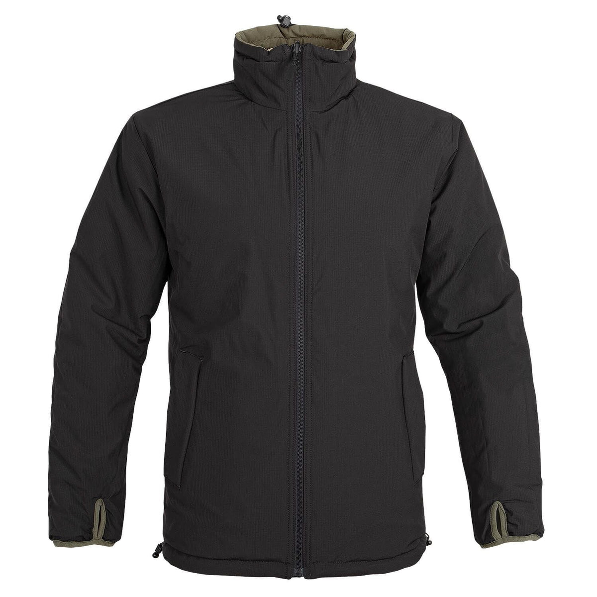 Giacca reversibile uomo leggera ripiegabile con collo alto 4