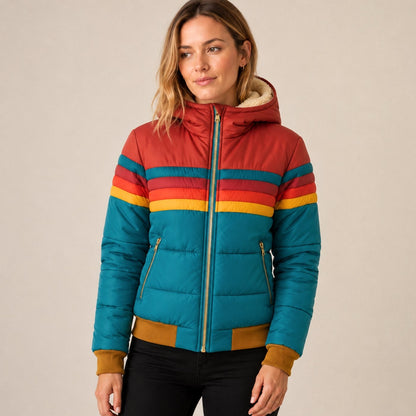 Piumino impermeabile con cappuccio donna 2