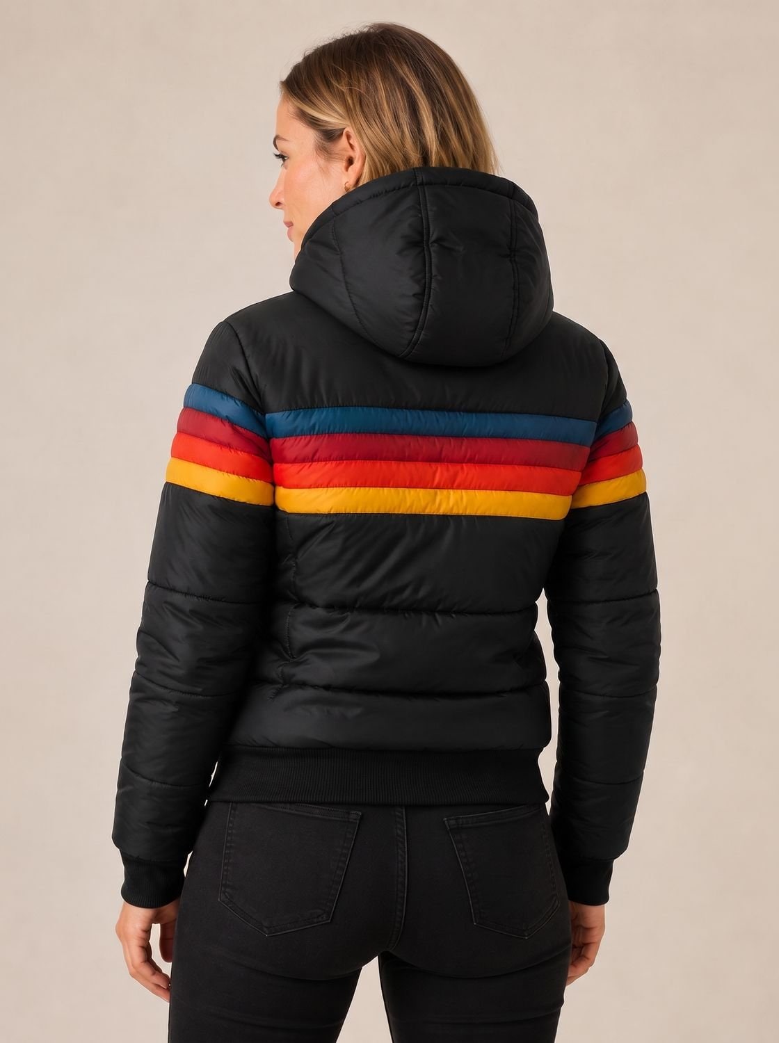 Piumino impermeabile con cappuccio donna 5