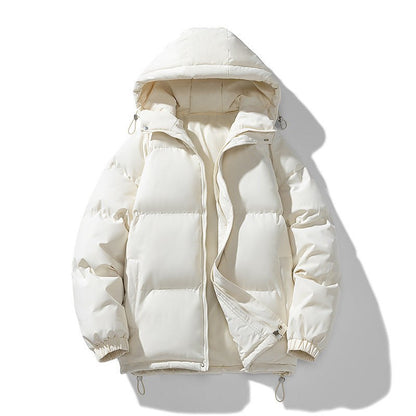 Piumino uomo invernale con cappuccio e polsini elastici 4