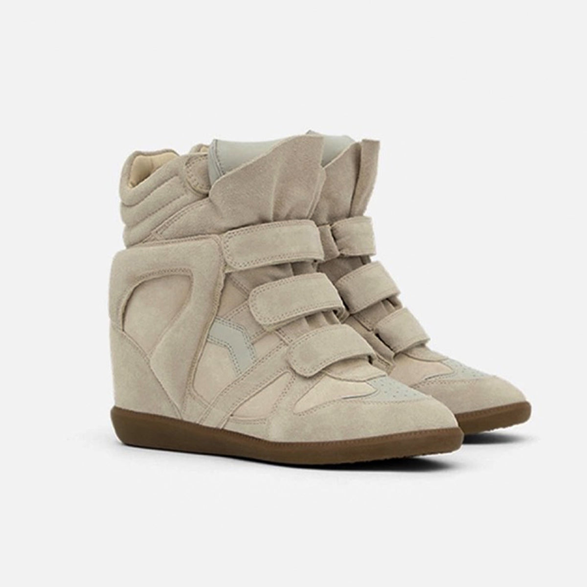 Sneakers alte con zeppa nascosta donna 6
