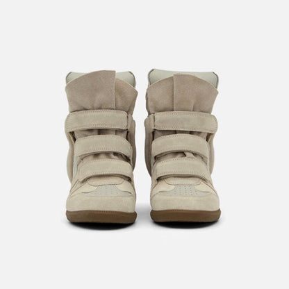 Sneakers alte con zeppa nascosta donna 8