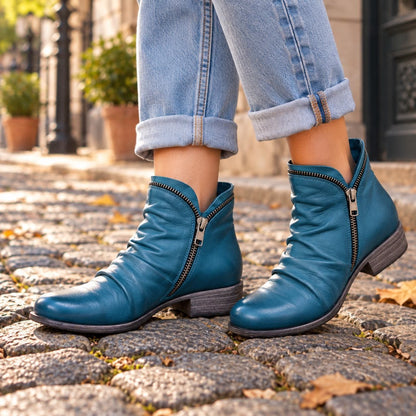 Stivaletti in similpelle donna autunno 5